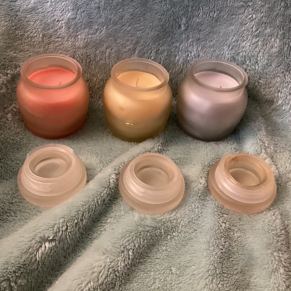 NEW 3 HANNA’S Candles Co candle Pink Grapefruit Spiced PlumLemon Chiffon - Picture 2 of 5